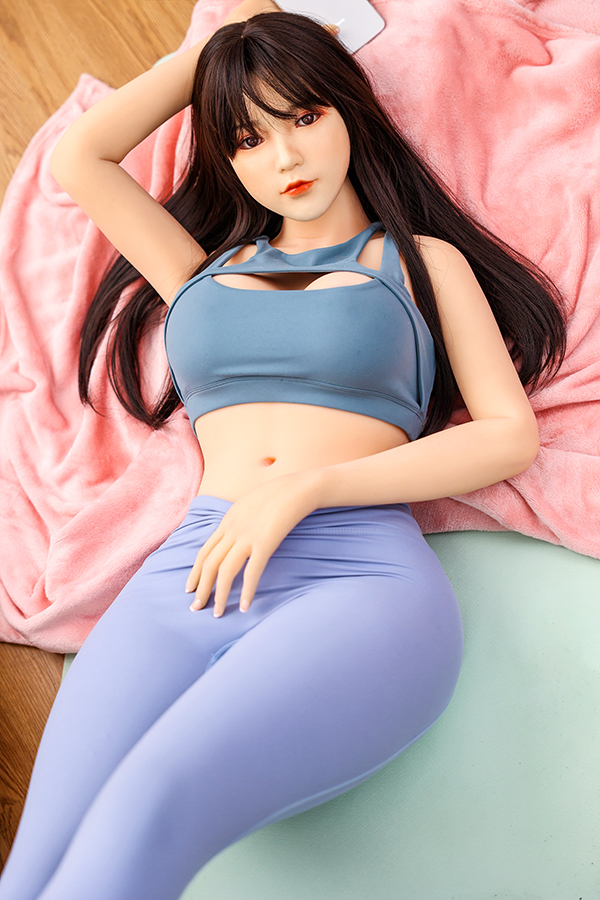 Picture of Asian Cute Energetic Silicone Head Sex Doll Chaya 165cm