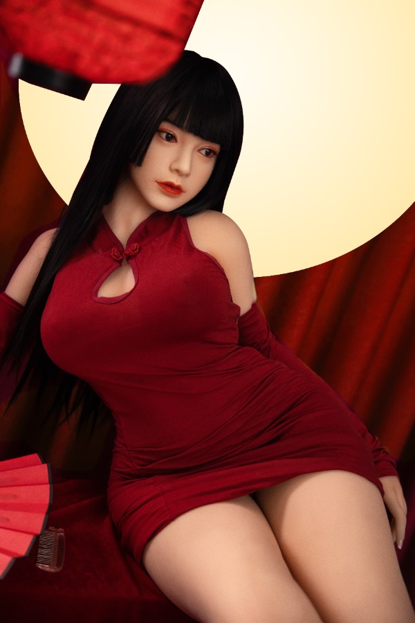 Picture of Asian Big Boobs Silicone Head Sex Doll Amei 165cm