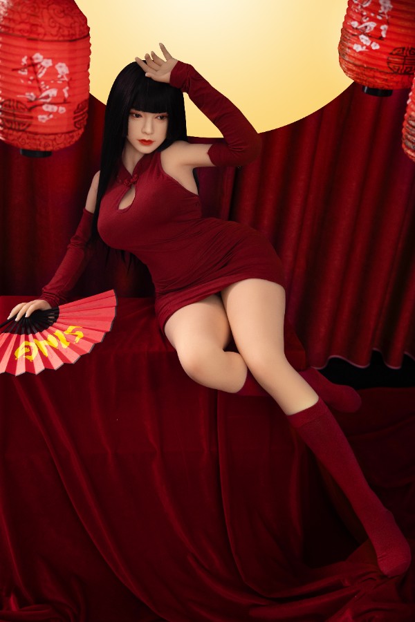 Picture of Asian Big Boobs Silicone Head Sex Doll Amei 165cm