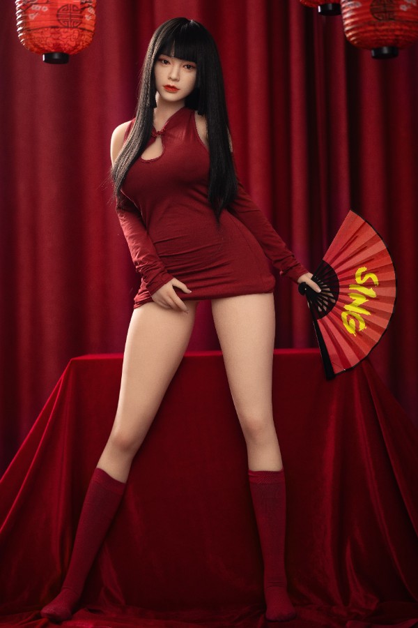 Picture of Asian Big Boobs Silicone Head Sex Doll Amei 165cm