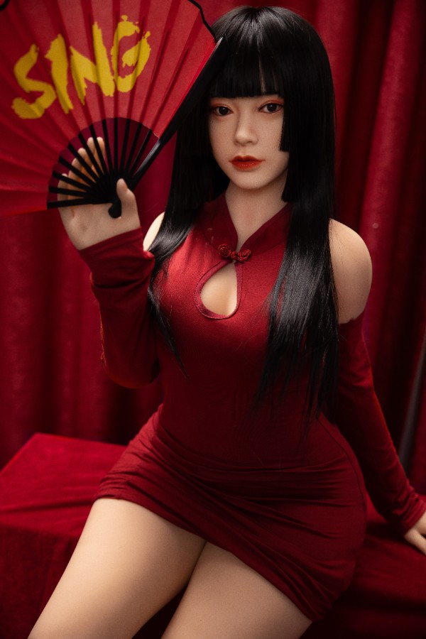 Picture of Asian Big Boobs Silicone Head Sex Doll Amei 165cm