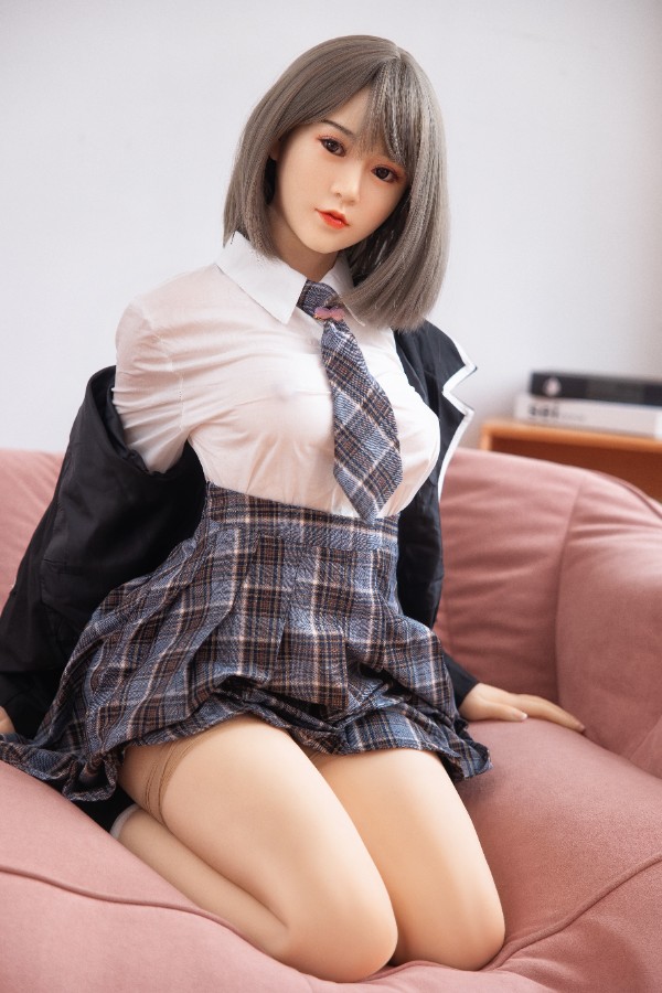 Picture of Japanese Small Boobs Silicone Head Sex Doll Lysandra 166cm