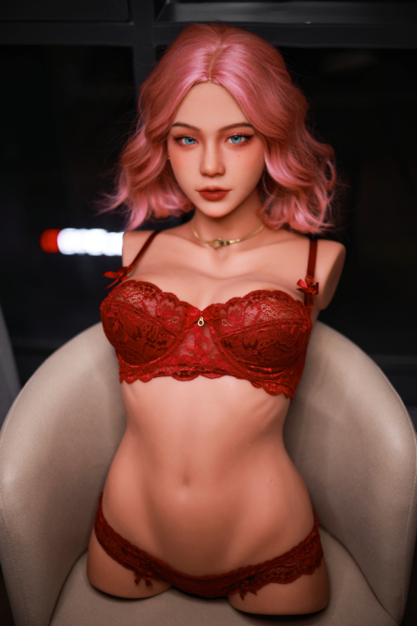 Picture of Pink Hair Big Boobs TPE Sex Doll Torso Felicity