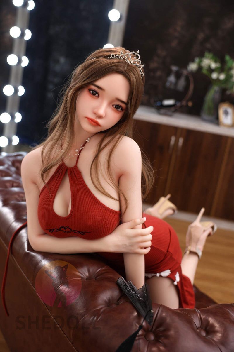 Picture of 158cm/5ft2 C-cup Silicone Head Sex Doll – Rose
