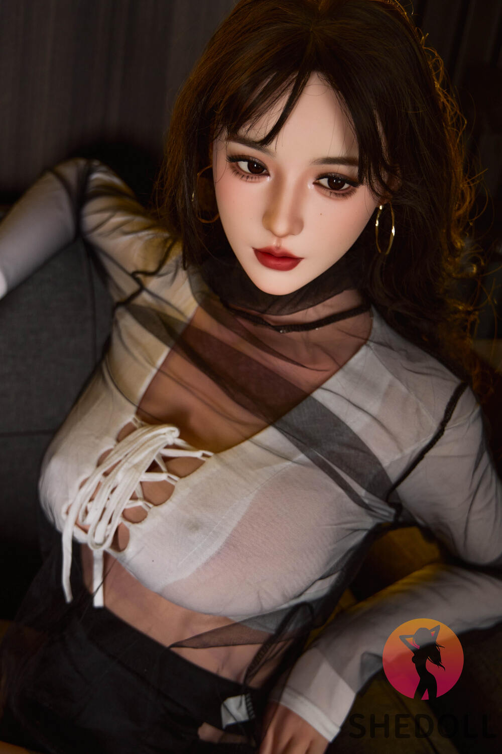 Picture of 165cm/5ft5 E-cup Silicone Head Sex Doll – Su Yuenin
