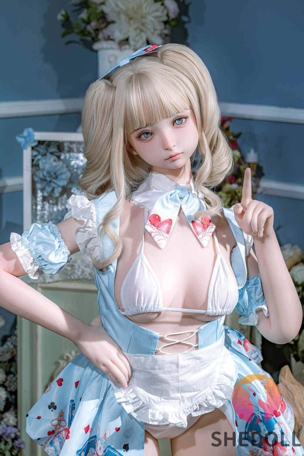 Picture of 150cm/4ft11 B-cup Silicone Head Sex Doll – Nancy