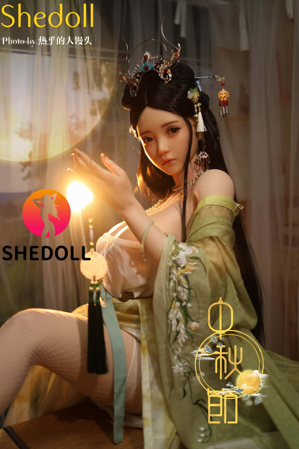 Picture of 163cm/5ft4 H-cup Silicone Head Sex Doll – Qingning