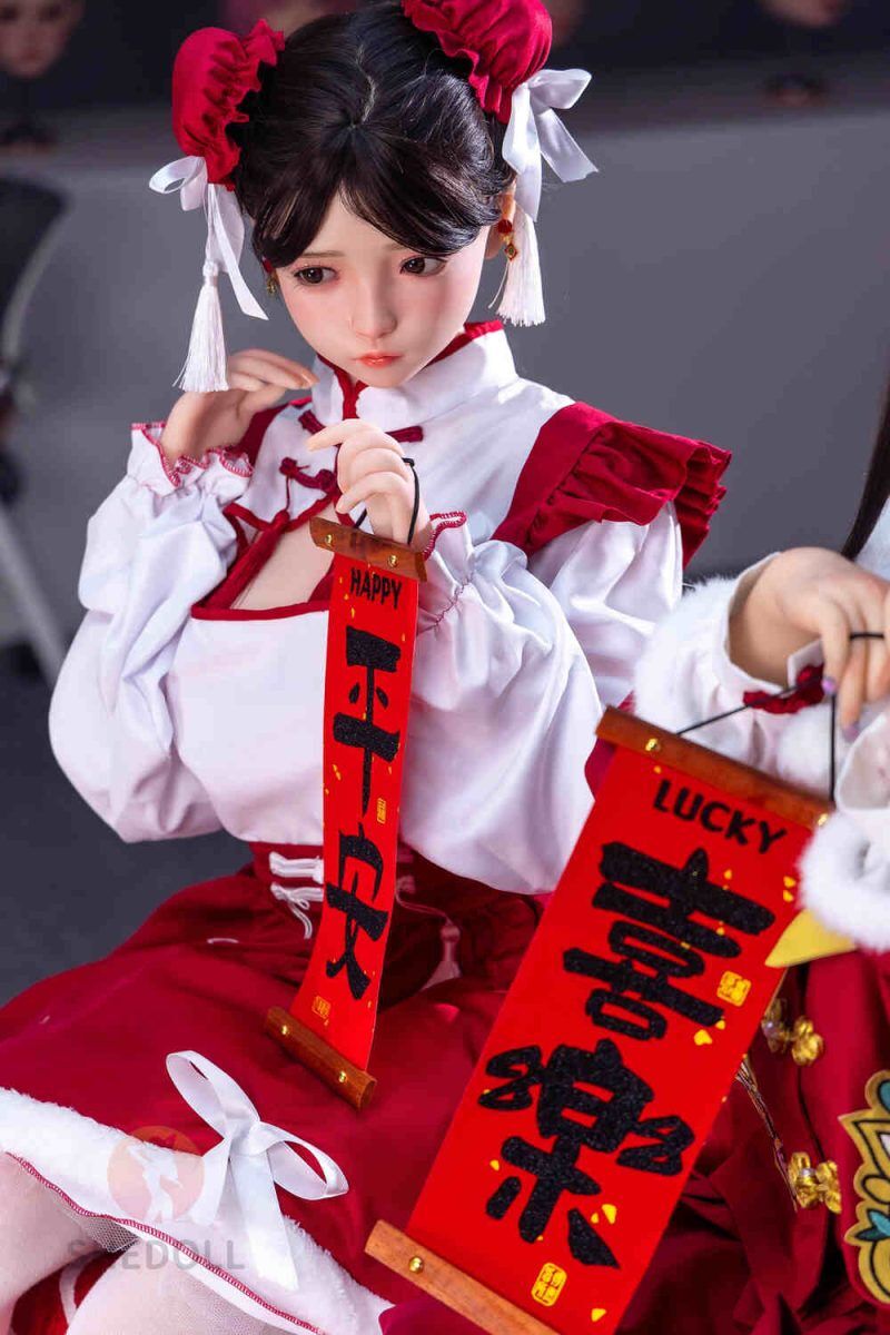 Picture of 148cm/4ft10 C-cup Silicone Head Sex Dolls – Luo Xiaoyi