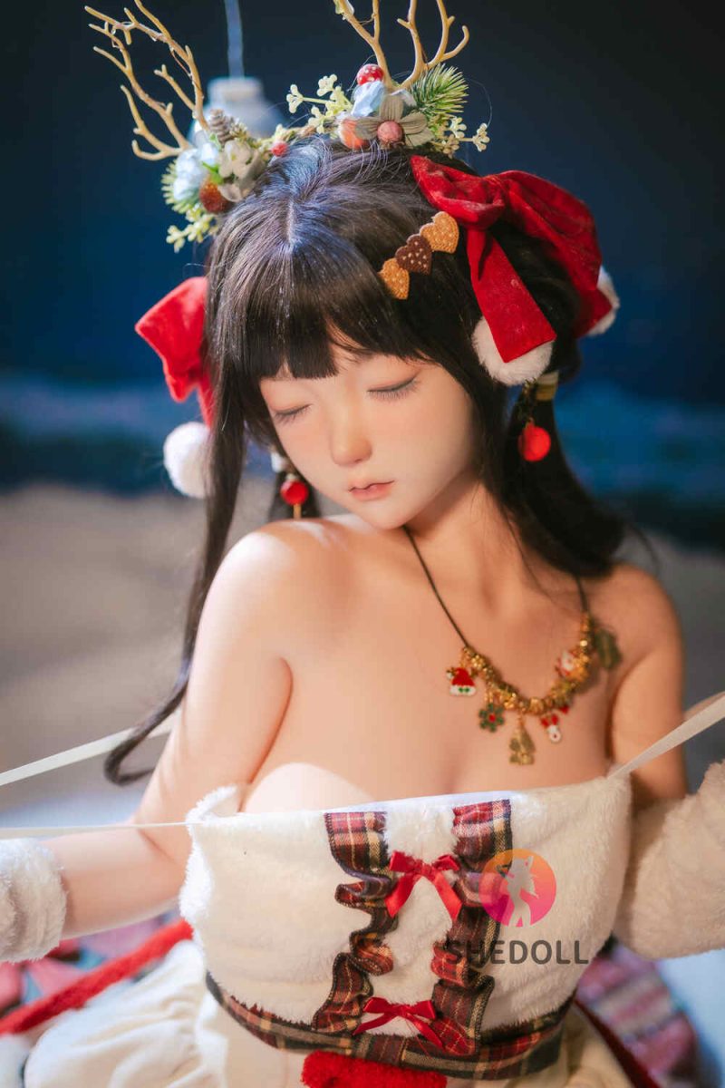 Picture of 148cm/4ft10 C-cup Silicone Head Sex Doll – Beizhi (Closed-Eye Version)