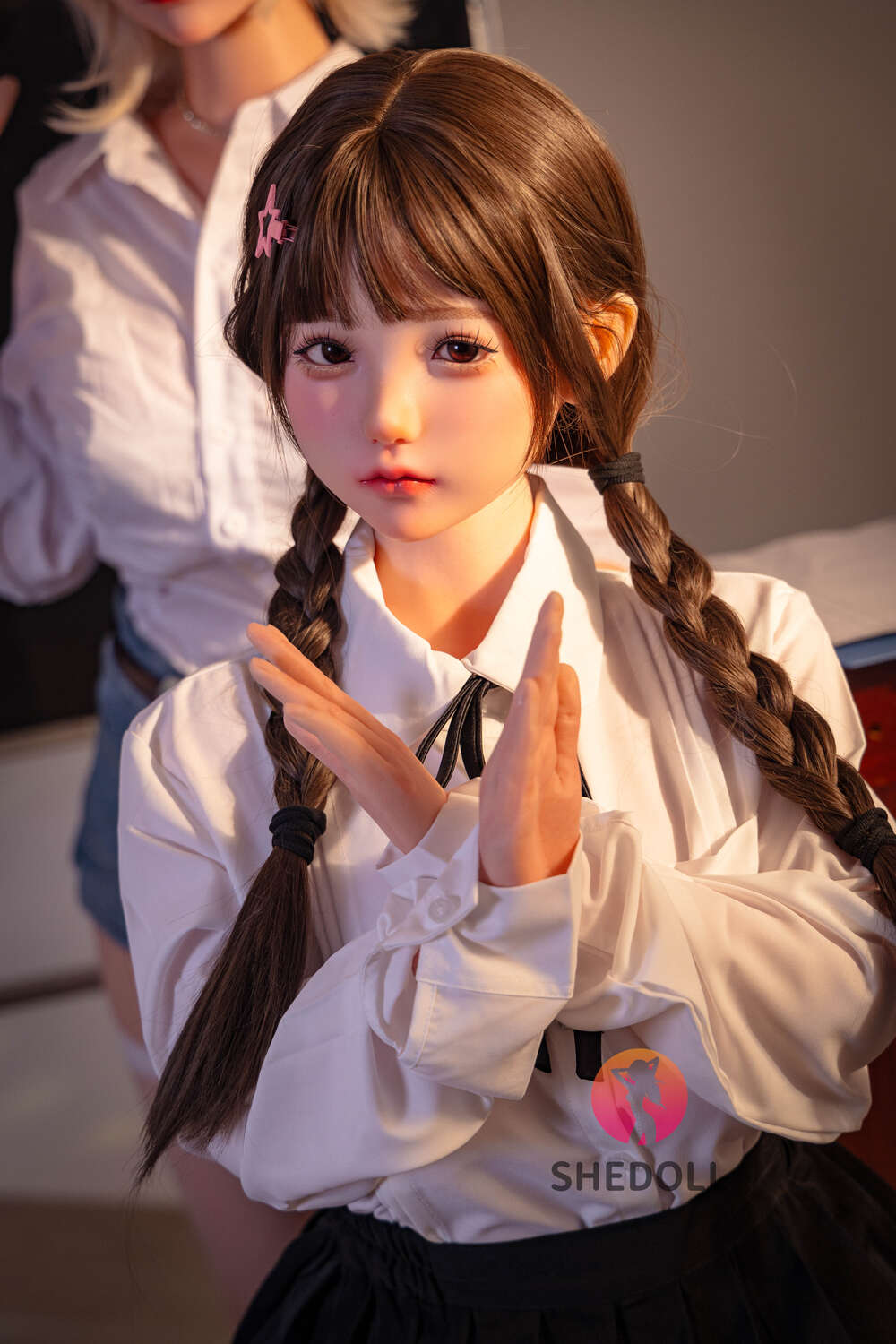 Picture of 148cm/4ft10 C-cup Silicone Head Sex Doll – Beizhi