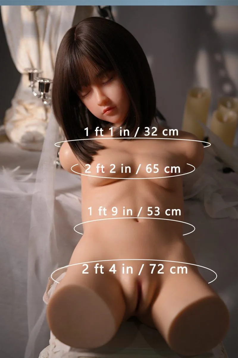 Picture of 61cm/2ft Silicone Life-size Sex Doll Torso – Riko