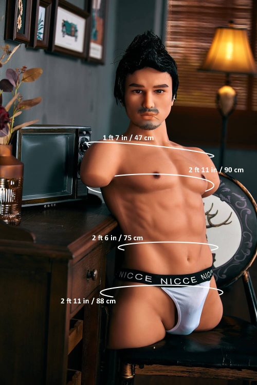 Picture of 100cm/3ft3 71LB Male TPE Sex Doll Torso – Kevin