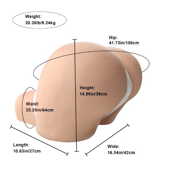 Show details for Vida: (19.40LB) Foam Core Hip Torso Weight Reduction Perfect For Doggy Style Picture of Vida: (19.40LB) Foam Core Hip Torso Weight Reduction Perfect For Doggy Style