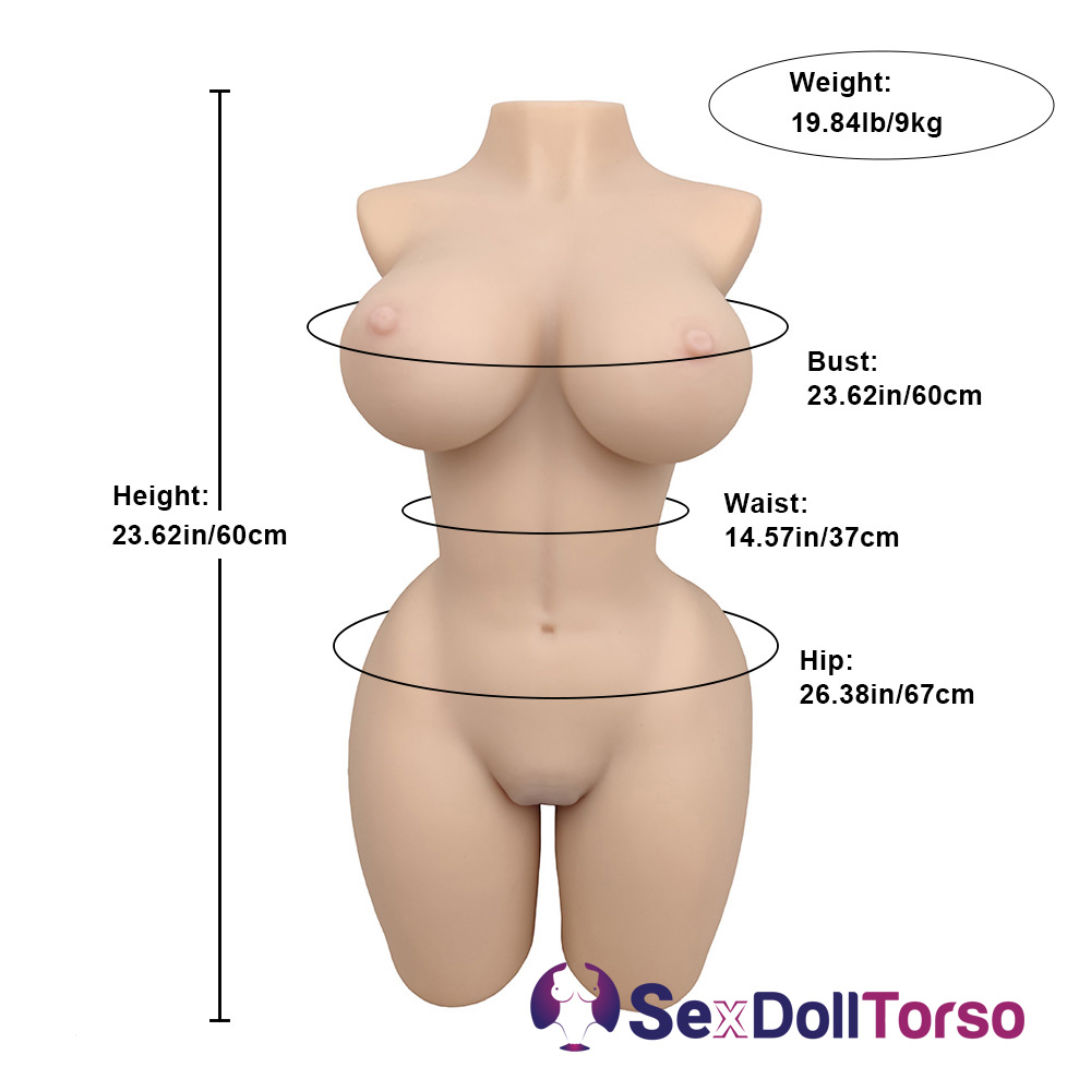 Picture of Shailene: (20.28LB) Curvy Lightweight 55cm Sex Doll Torso