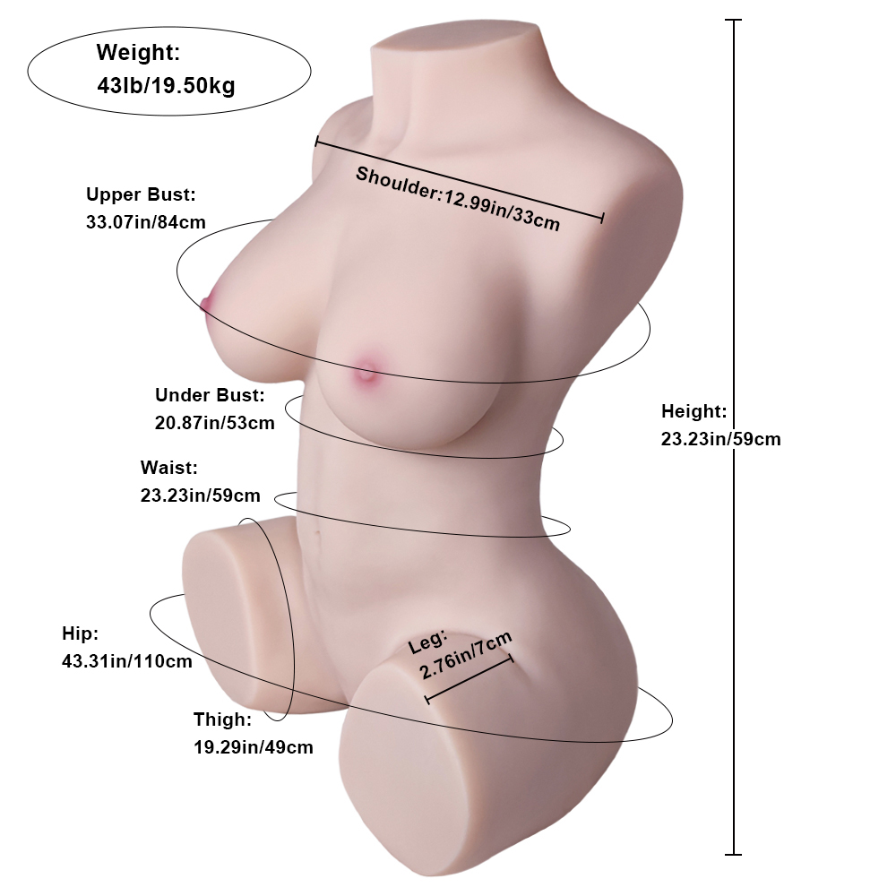Picture of Olsen 2.0: (43LB) 1:1 Life-Sized Female Figure Sex Doll with Most Realistic Pussy