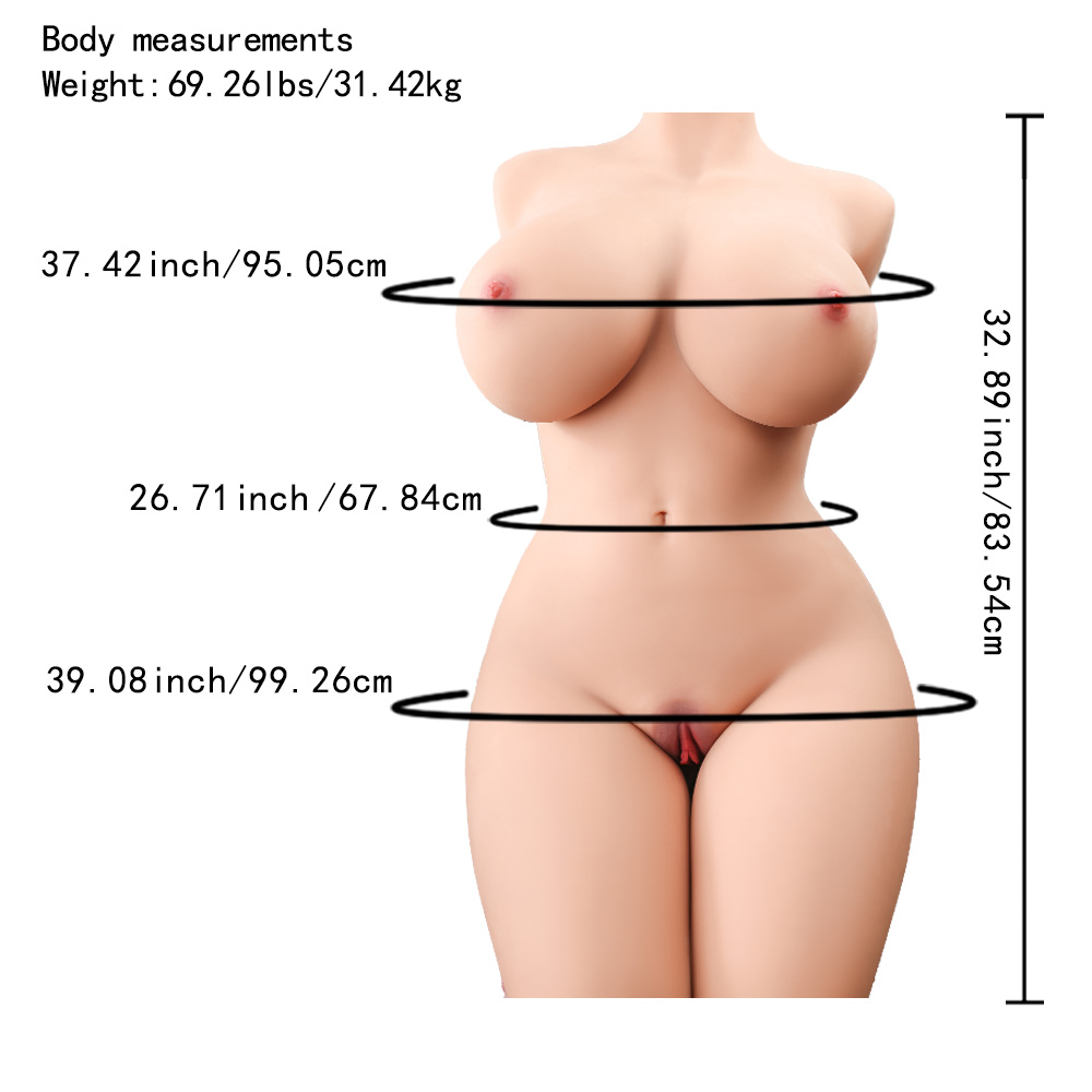 Picture of Salma 2.0: (69.26LB) Life-Sized And Realistic Sex Doll Torso With Huge Breasts