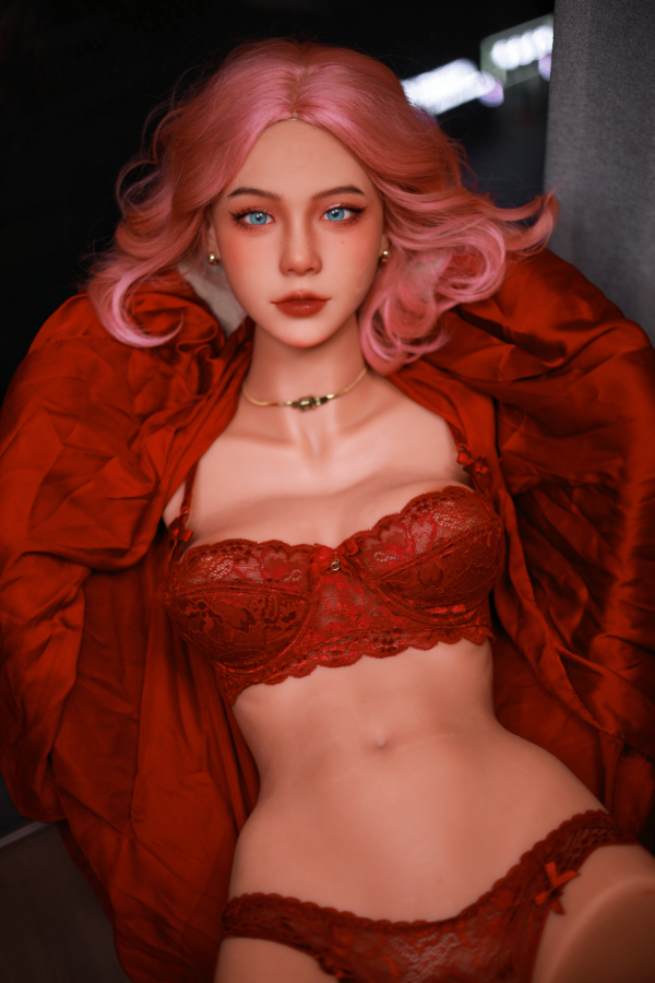 Picture of Pink Hair Big Boobs TPE Sex Doll Torso Felicity