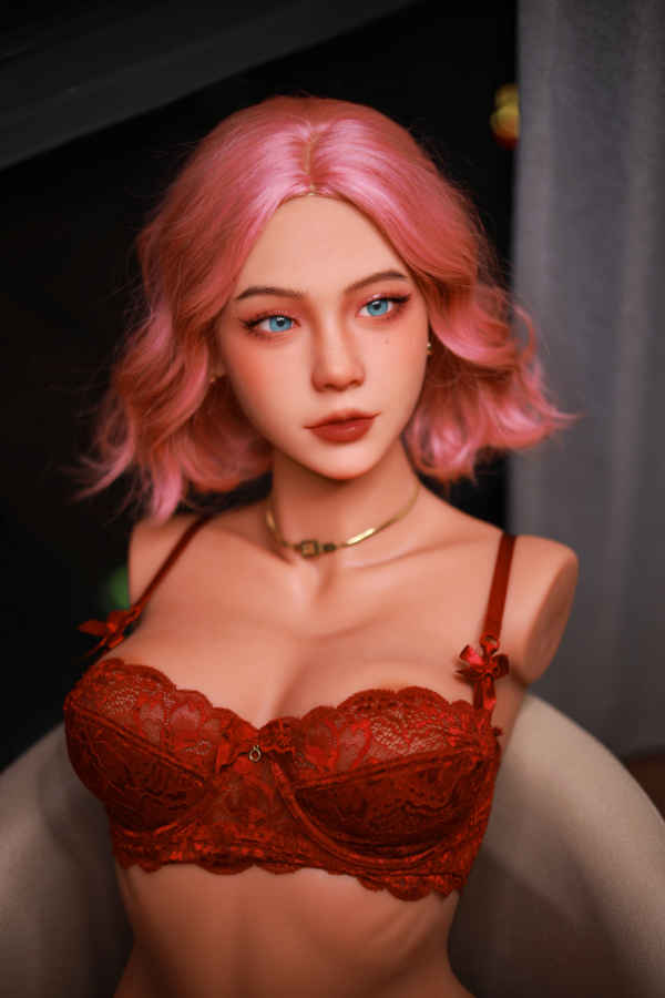 Picture of Pink Hair Big Boobs TPE Sex Doll Torso Felicity