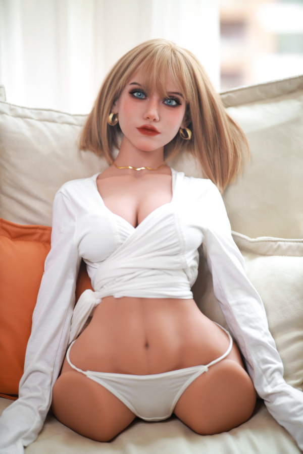 Picture of Realistic Beautiful Blond 80cm TPE Sex Doll Torso Vivienne