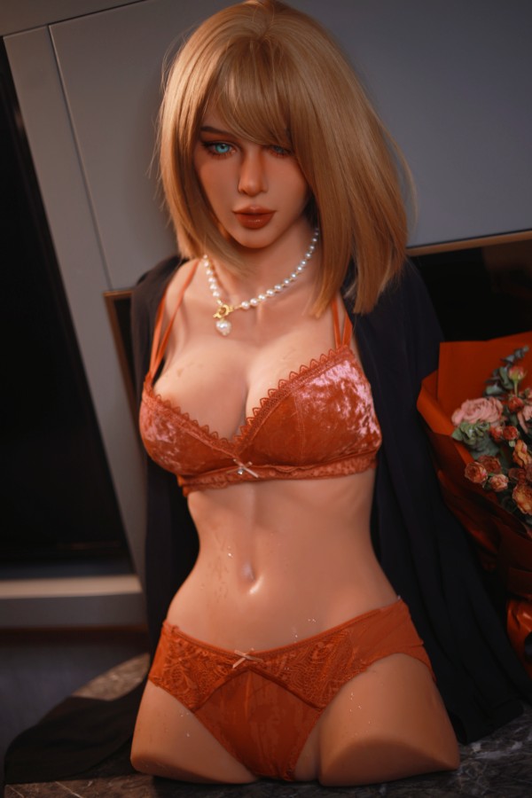 Picture of Blonde Skinny Small Boobs Sex Doll Torso Ondine