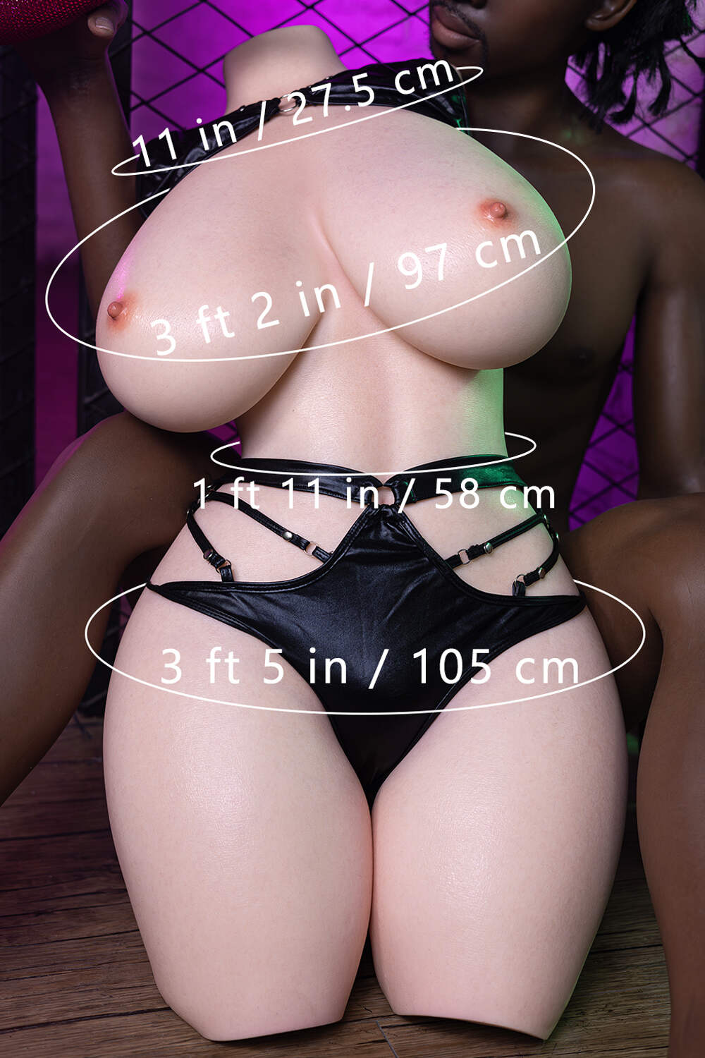 Picture of 85cm/2ft9 K-cup Silicone Life-size Sex Doll Torso