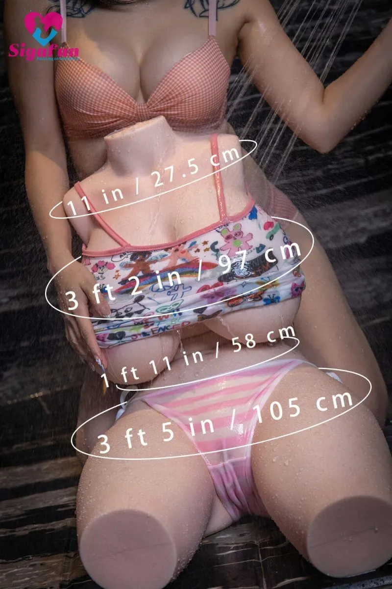 Picture of Sigafun 85cm/2ft9 K-cup Silicone Life-size Sex Doll Torso