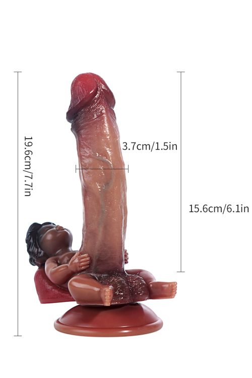 Picture of 15.6cm/6in 0.91LB Silicone Dildo