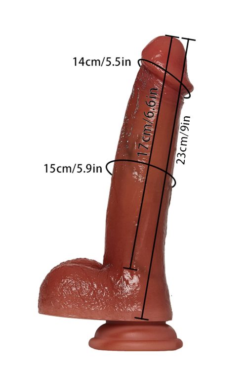 Picture of 17cm/7in 0.66LB Silicone Dildo