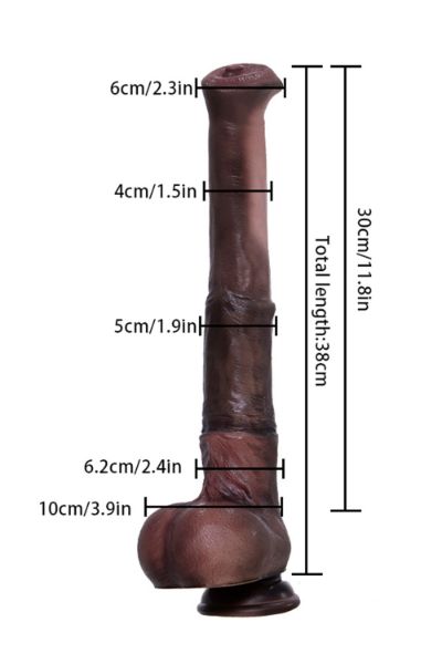 Show details for 30cm/12in 2.86LB Silicone Dildo Picture of 30cm/12in 2.86LB Silicone Dildo