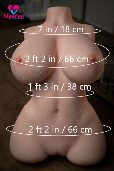 Show details for Sigafun 39cm/1ft3 18.2LB Silicone Mini Sex Doll Torso Picture of Sigafun 39cm/1ft3 18.2LB Silicone Mini Sex Doll Torso