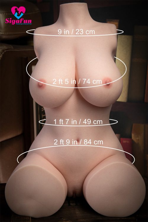 Picture of 55cm/1ft10 43.8LB Silicone Life-size Sex Doll Torso