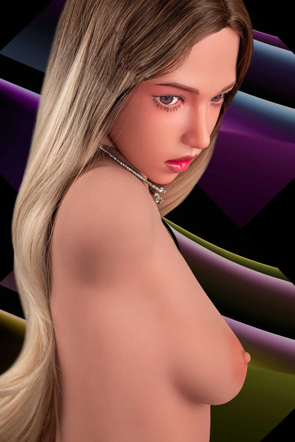 Picture of 110cm/3ft7 64.6LB Silicone Head Sex Doll Torso – Grace