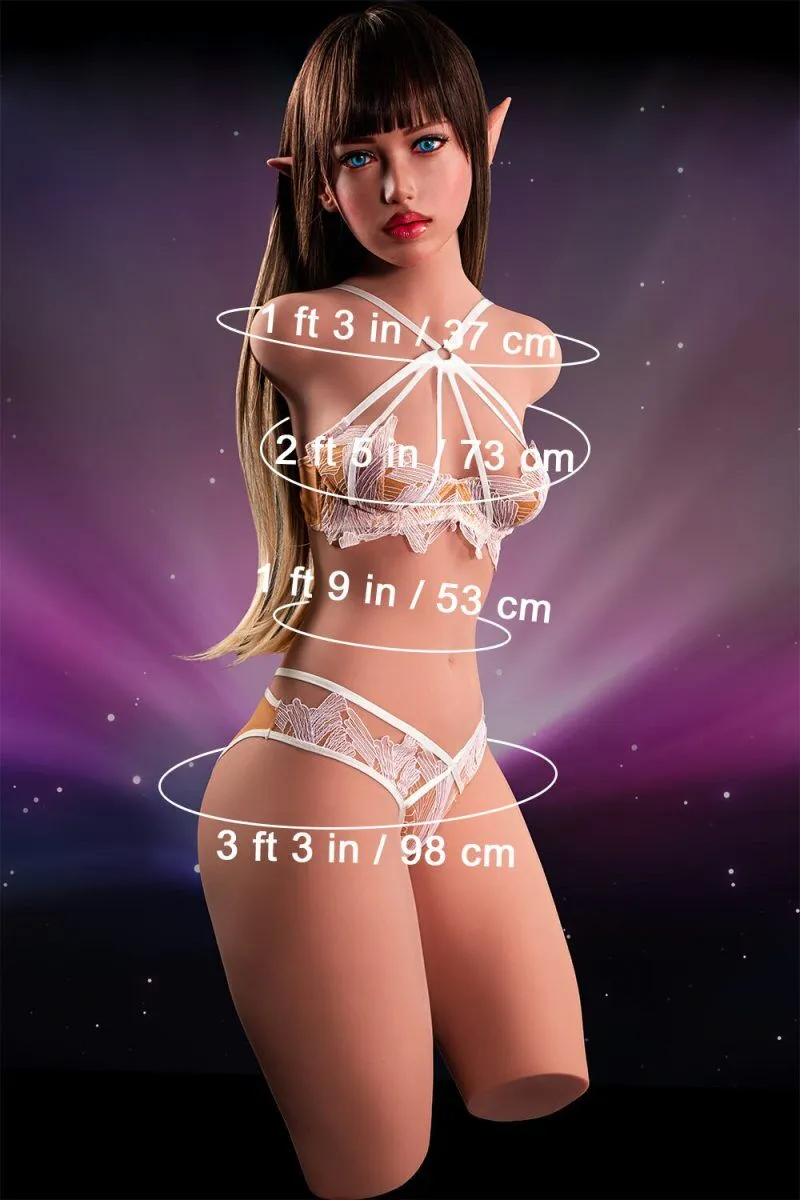 Picture of 110cm/3ft7 64.6LB Silicone Head Sex Doll Torso – Andrea