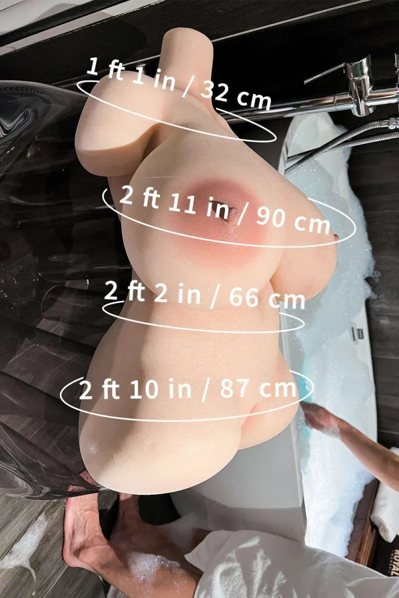 Picture of 54cm/1ft9 I-cup Female Silicone Sex Doll Torsos