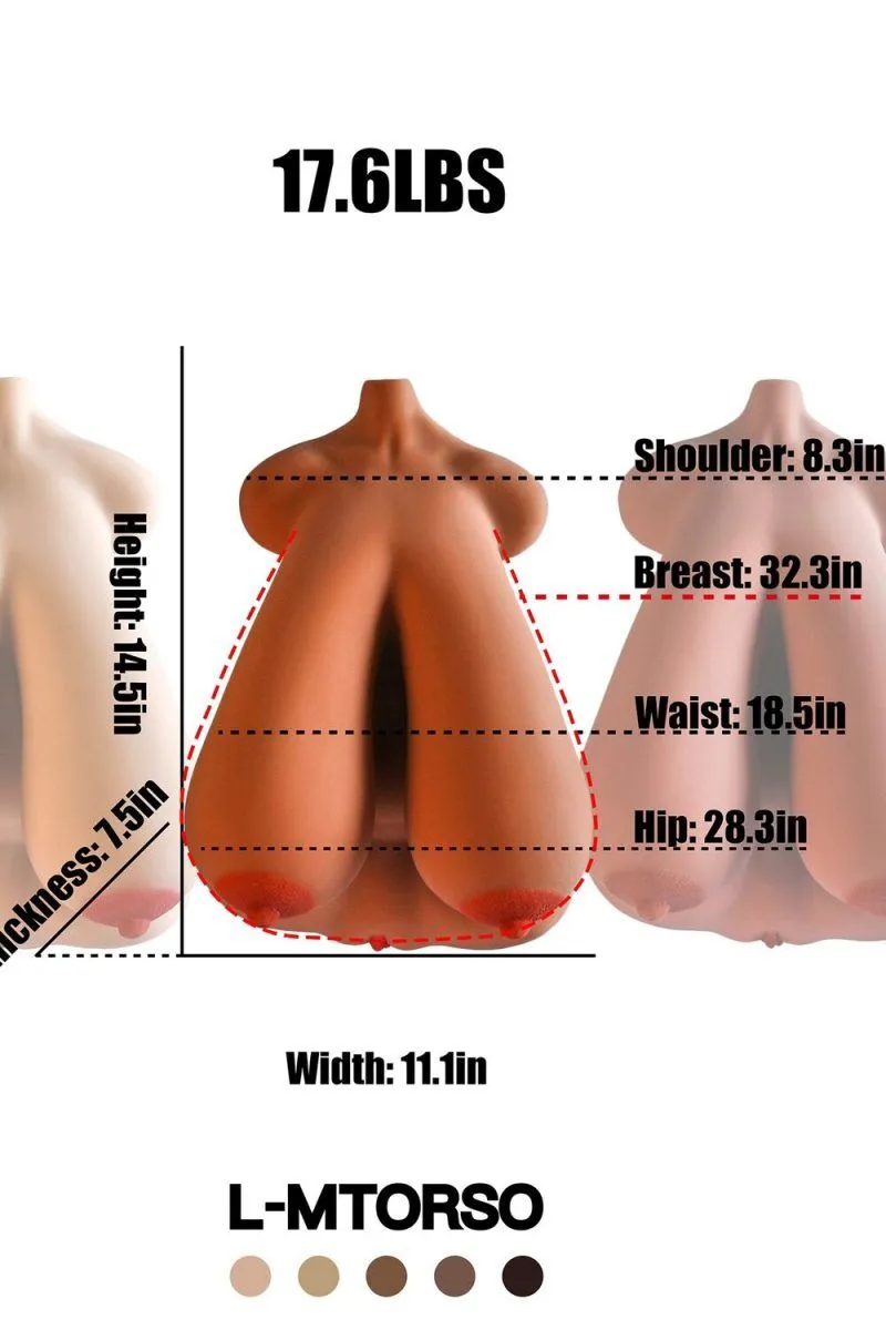 Picture of 37cm/1ft3 Female L-M Torso TPE Sex Toys