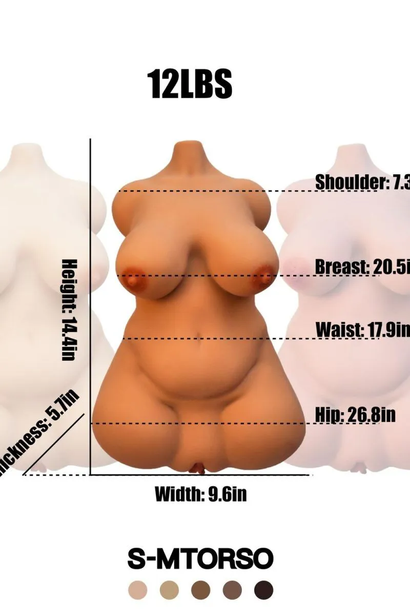 Picture of 36.5cm/1ft3 Female S-M Torso TPE Sex Toys