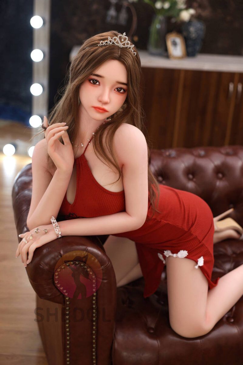Picture of 158cm/5ft2 C-cup Silicone Head Sex Doll – Rose