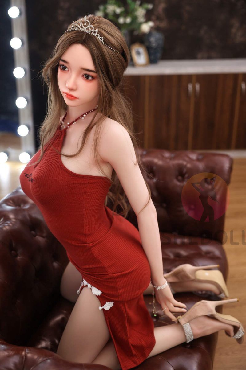 Picture of 158cm/5ft2 C-cup Silicone Head Sex Doll – Rose