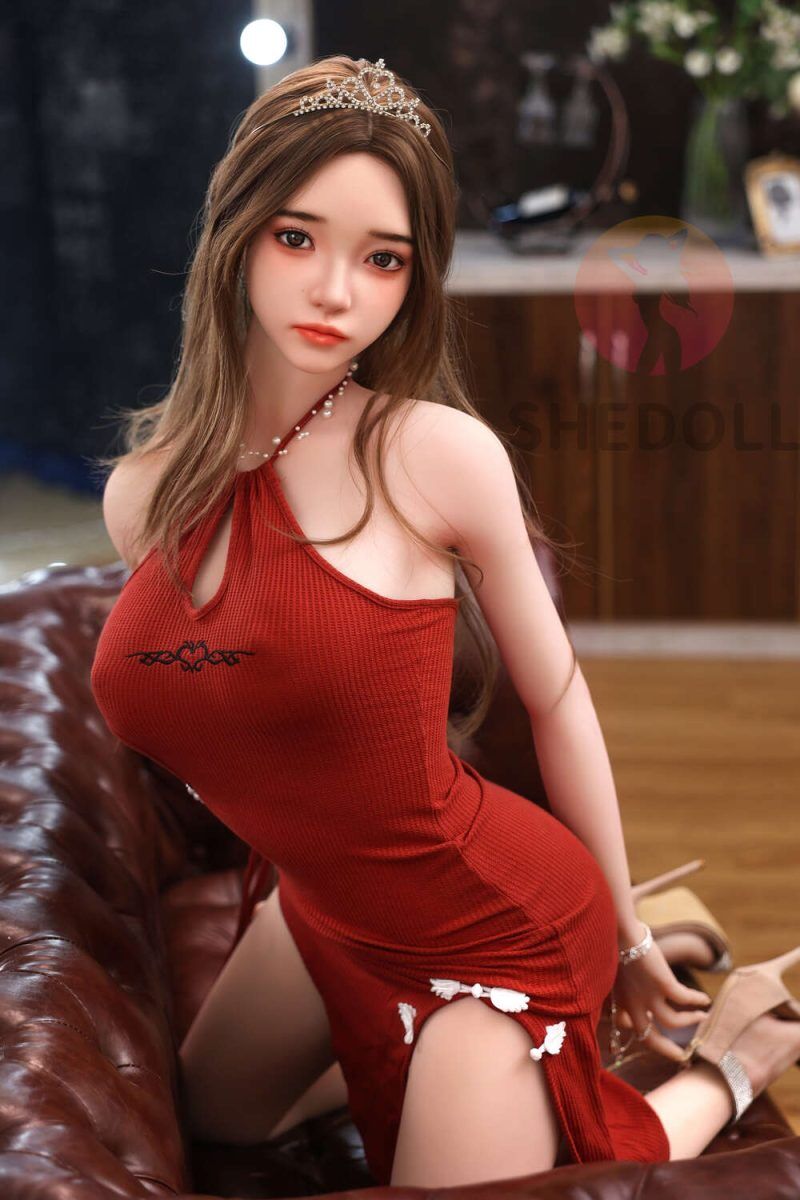 Picture of 158cm/5ft2 C-cup Silicone Head Sex Doll – Rose