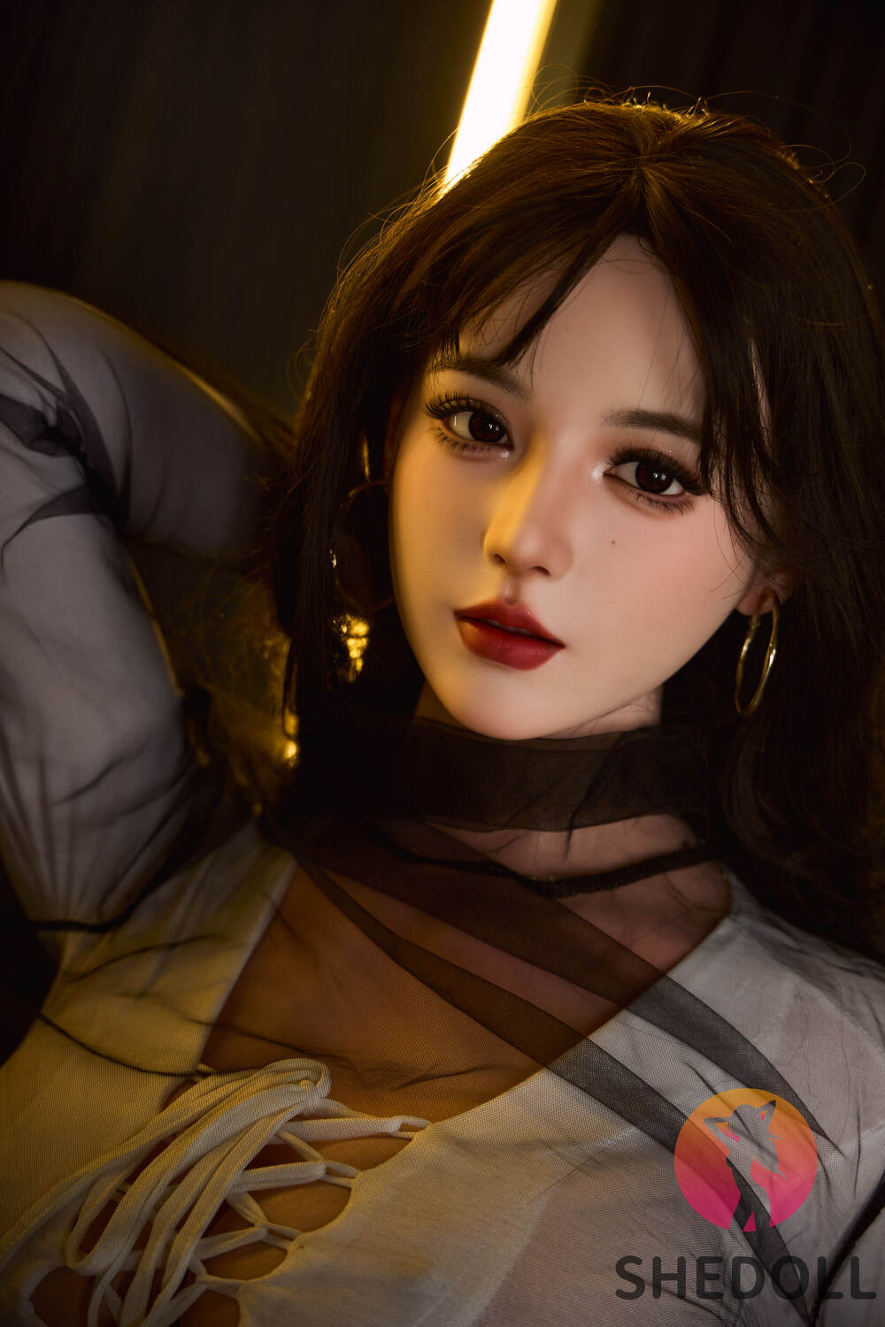 Picture of 165cm/5ft5 E-cup Silicone Head Sex Doll – Su Yuenin