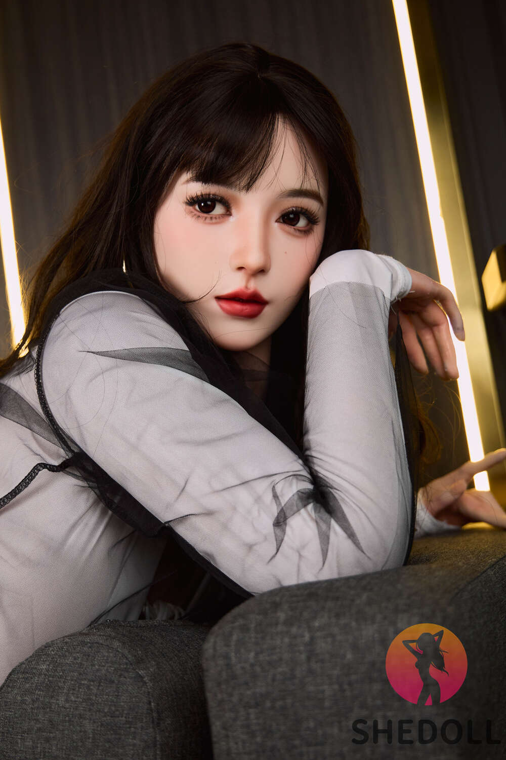 Picture of 165cm/5ft5 E-cup Silicone Head Sex Doll – Su Yuenin