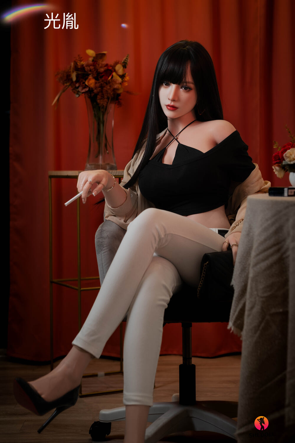 Picture of 168cm/5ft6 D-cup Silicone Head Sex Doll – Su Yuening