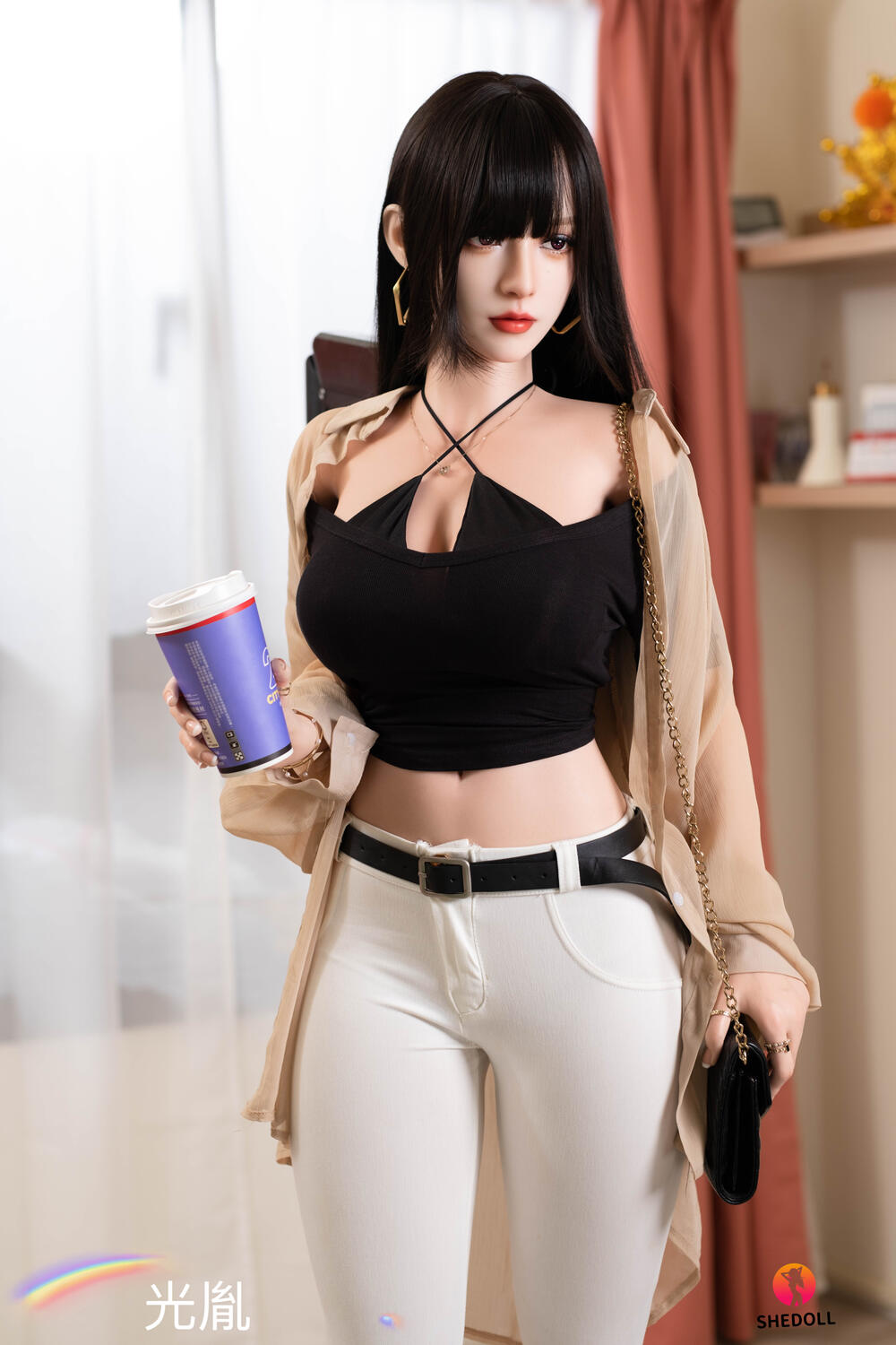 Picture of 168cm/5ft6 D-cup Silicone Head Sex Doll – Su Yuening