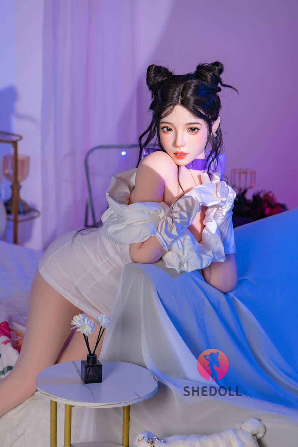 Picture of 168cm/5ft6 D-cup Silicone Head Sex Doll – Qiang Wei