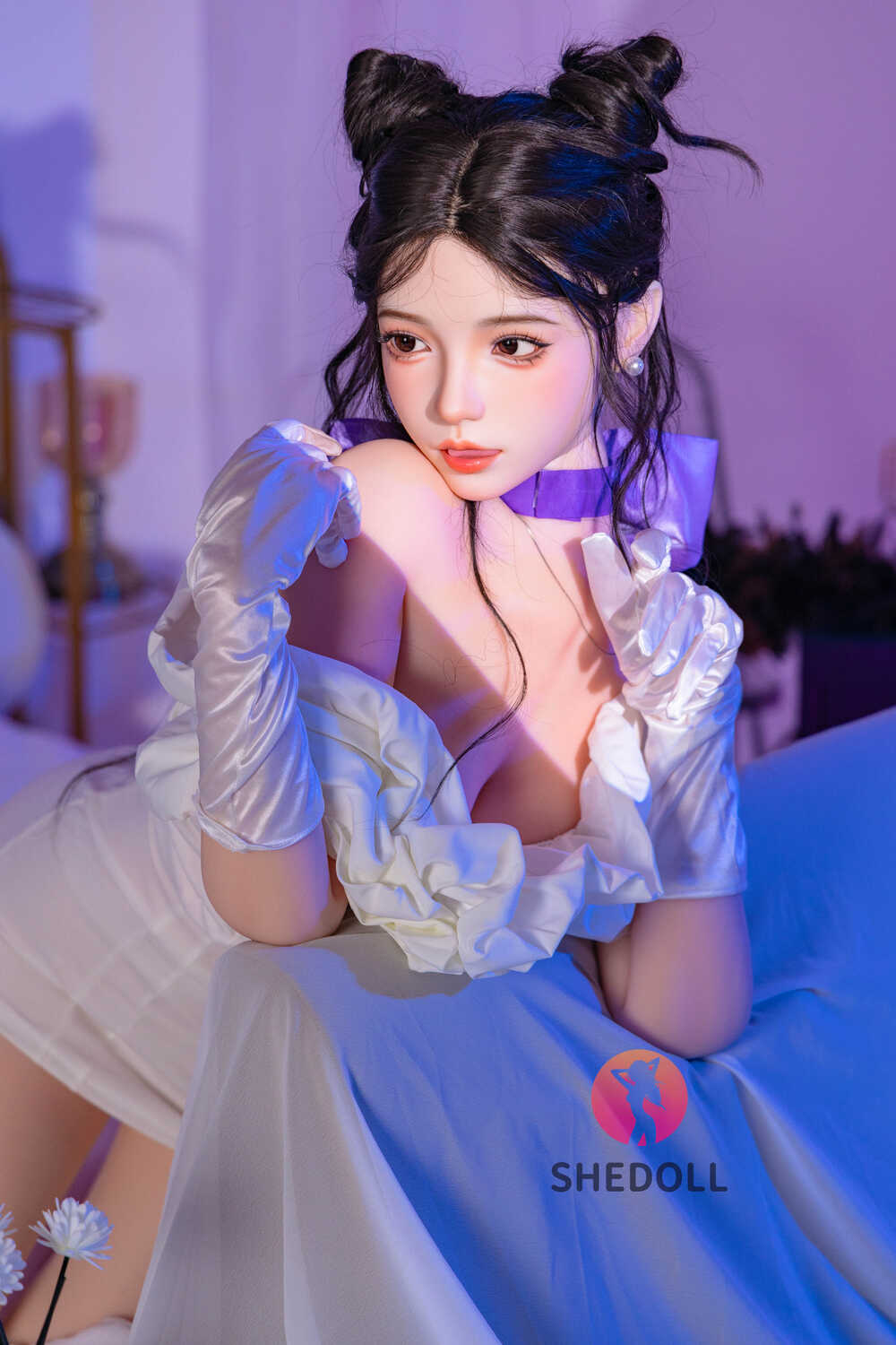 Picture of 168cm/5ft6 D-cup Silicone Head Sex Doll – Qiang Wei