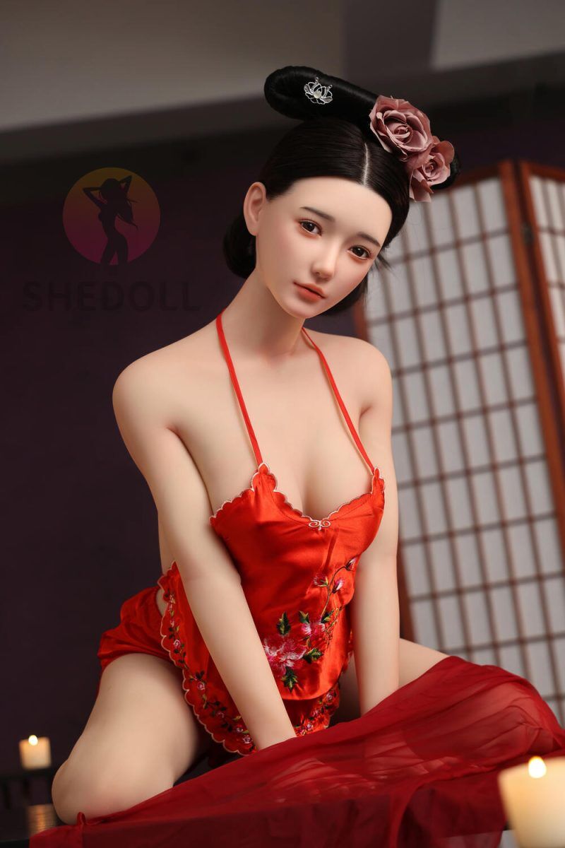 Picture of 158cm/5ft2 C-cup Silicone Head Sex Doll – Ah Chu