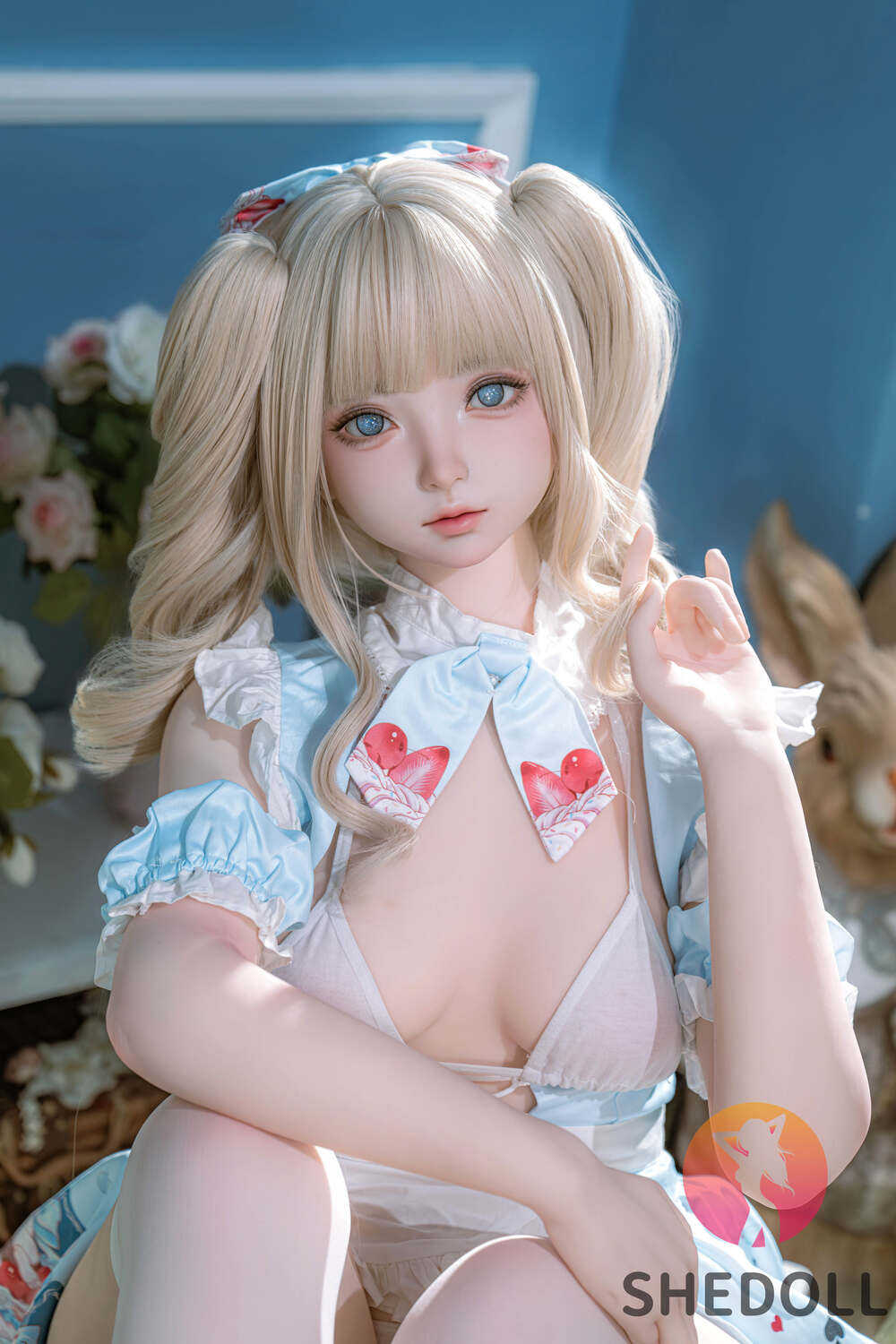 Picture of 150cm/4ft11 B-cup Silicone Head Sex Doll – Nancy