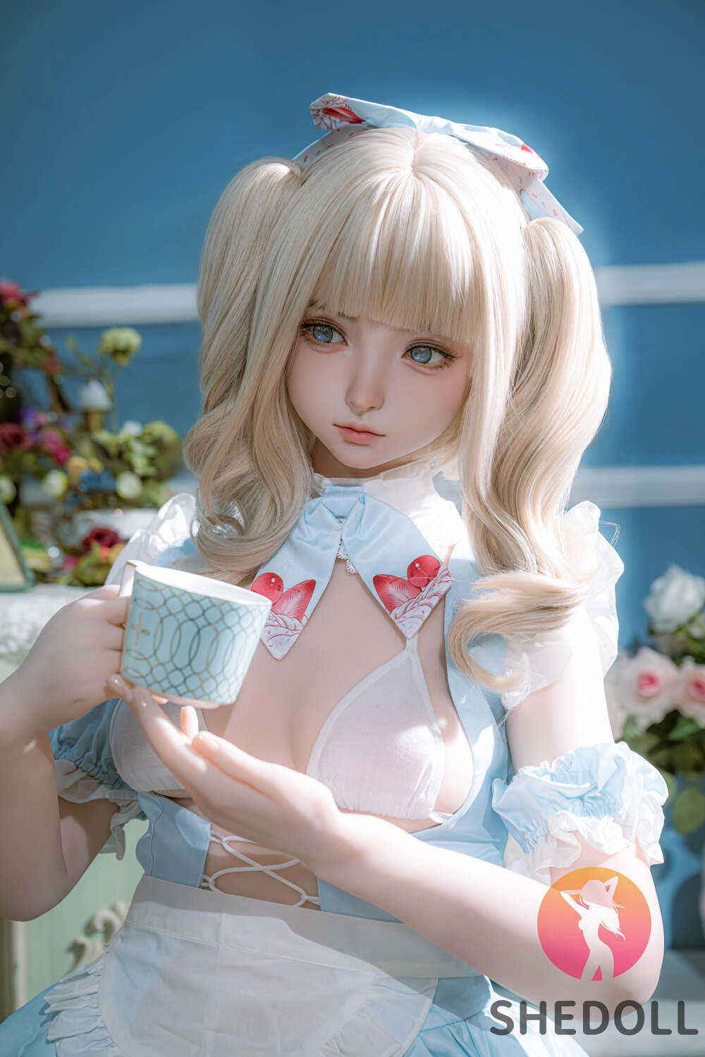 Picture of 150cm/4ft11 B-cup Silicone Head Sex Doll – Nancy