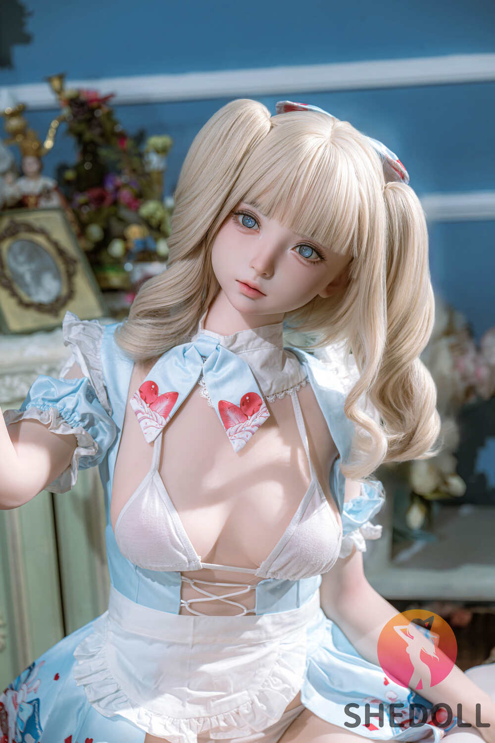 Picture of 150cm/4ft11 B-cup Silicone Head Sex Doll – Nancy