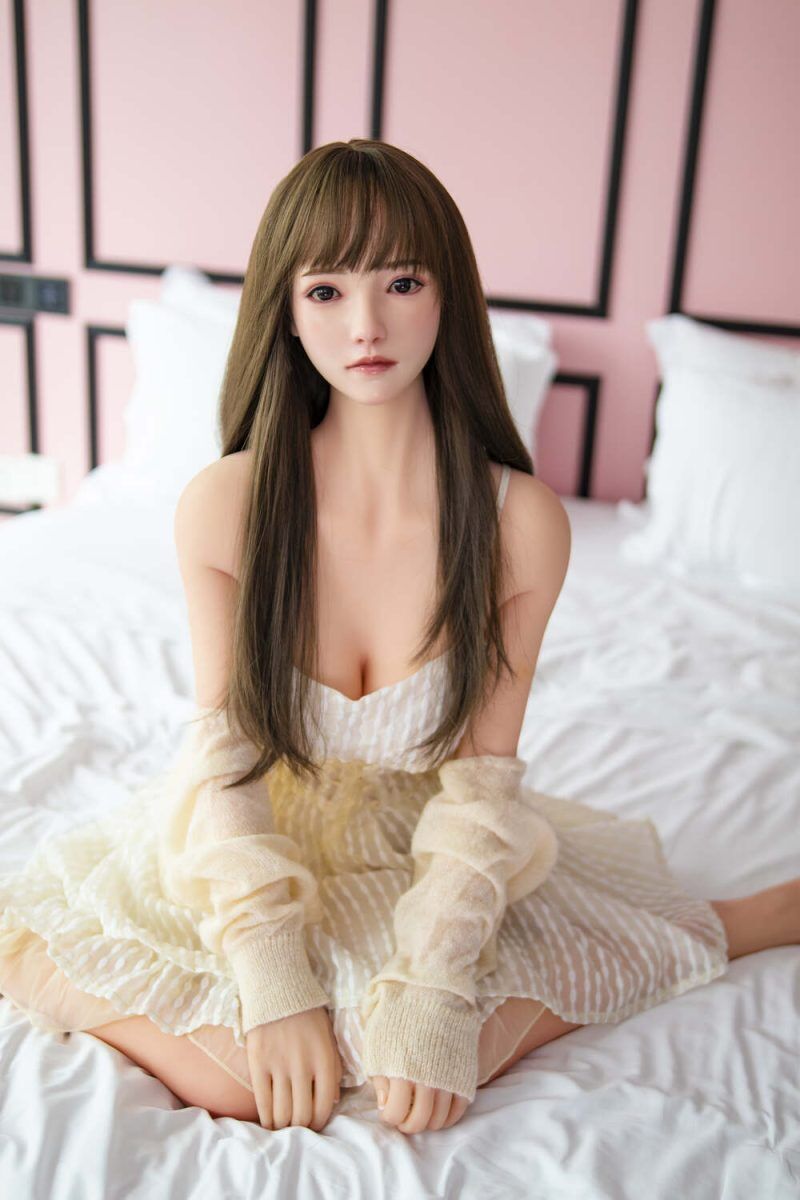 Picture of 158cm/5ft2 C-cup Silicone Head Sex Doll – Rose